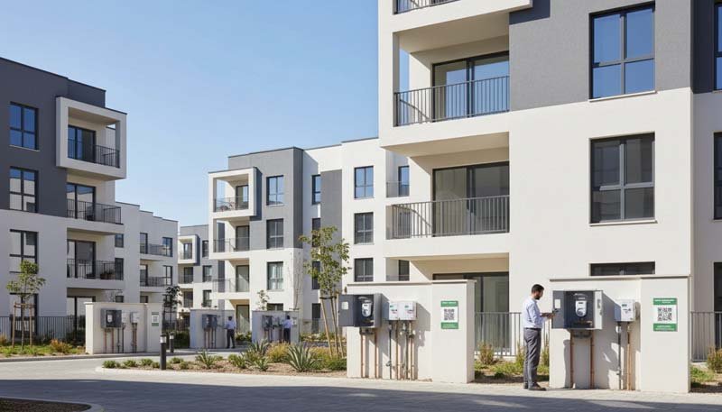 STS prepaid water meter